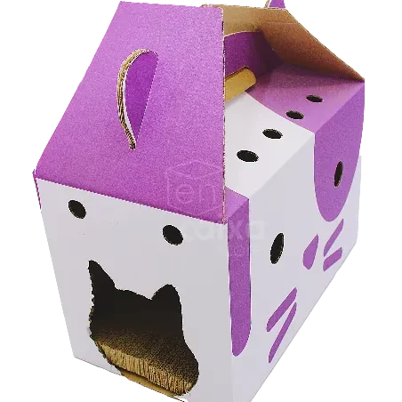 Caixa Casa Gato Recortada